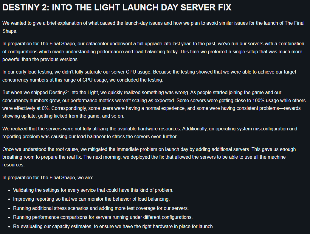 LUCKYY10P's tweet photo. I am not surprised about the connection issues yesterday. Hopefully, things are smooth for the Raid. On 4/18 Bungie shared this message in the TWID: https://t.co/pZUTnuXGct