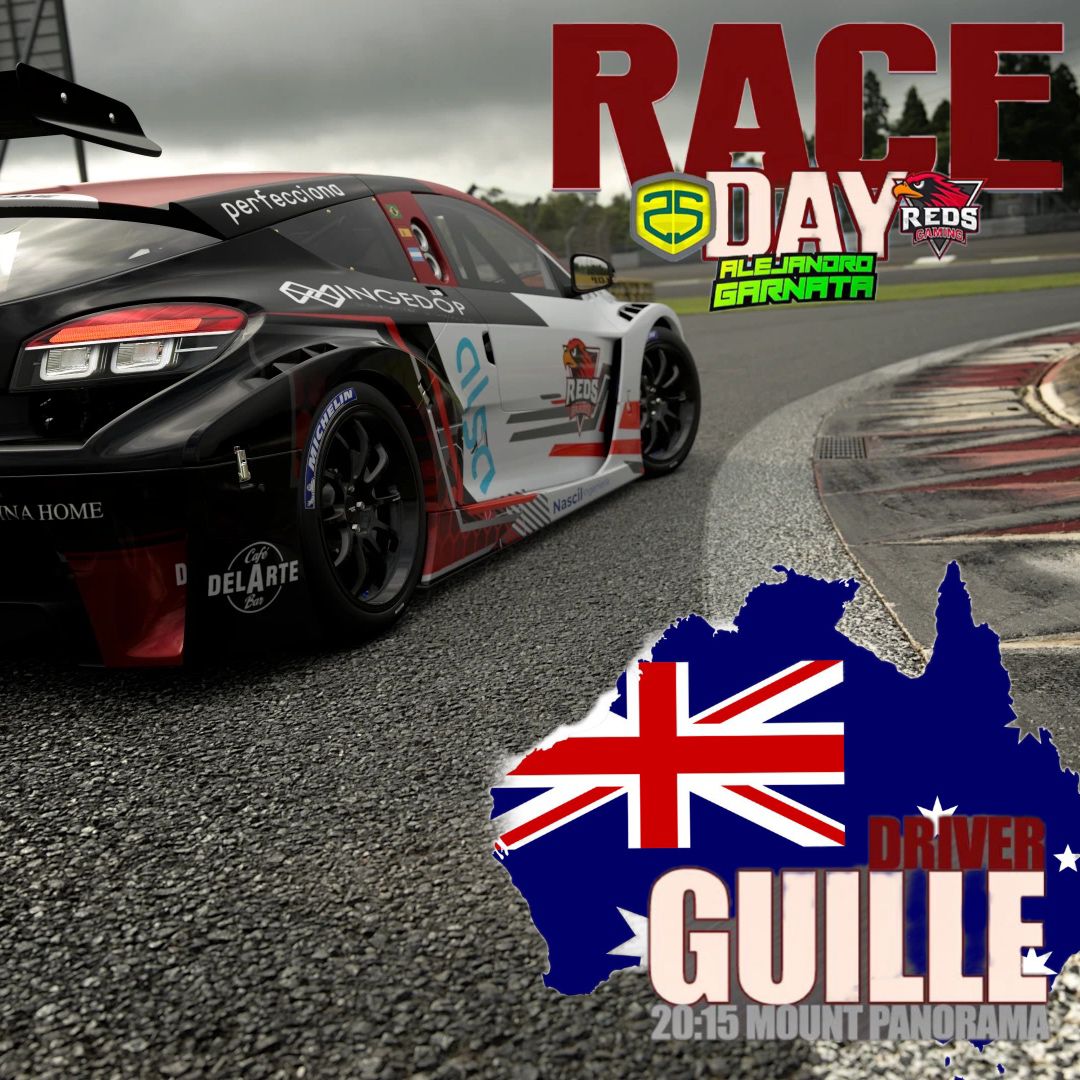 Reds Gaming GT (@redsgaming_gt) on Twitter photo ๐ ยก๐๐ผ๐พ๐ ๐ฟ๐ผ๐! ๐
๐| #IGTLite
<a href="/Mach25Gaming/">Mach25 Gaming</a>
<a href="/AGarnata/">Alejandro Garnata</a>
๐ฅ | Grupo B 20:15h
๐ฆ
| <a href="/REDS_GuiLLe/">G. Rodriguez</a>
๐ | Renault Gr.4
๐จ | <a href="/dj_nanu_/">โ๐ผ๐ป๐_โ๐๐๐ฆ</a>
๐ธ | <a href="/deraydls/">REDS_Deray7</a>
๐ | Mount Panorama
๐ฅ๏ธ | youtube.com/@mach25gaming
@Redsgaming_esp
#GoReds ๐ฆ
๐ด
@Thegranturismo #GT7 ๐ ยก๐๐ผ๐พ๐ ๐ฟ๐ผ๐! ๐
๐| #IGTLite
<a href="/Mach25Gaming/">Mach25 Gaming</a>
<a href="/AGarnata/">Alejandro Garnata</a>
๐ฅ | Grupo B 20:15h
๐ฆ
| <a href="/REDS_GuiLLe/">G. Rodriguez</a>
๐ | Renault Gr.4
๐จ | <a href="/dj_nanu_/">โ๐ผ๐ป๐_โ๐๐๐ฆ</a>
๐ธ | <a href="/deraydls/">REDS_Deray7</a>
๐ | Mount Panorama
๐ฅ๏ธ | youtube.com/@mach25gaming
@Redsgaming_esp
#GoReds ๐ฆ
๐ด
@Thegranturismo #GT7