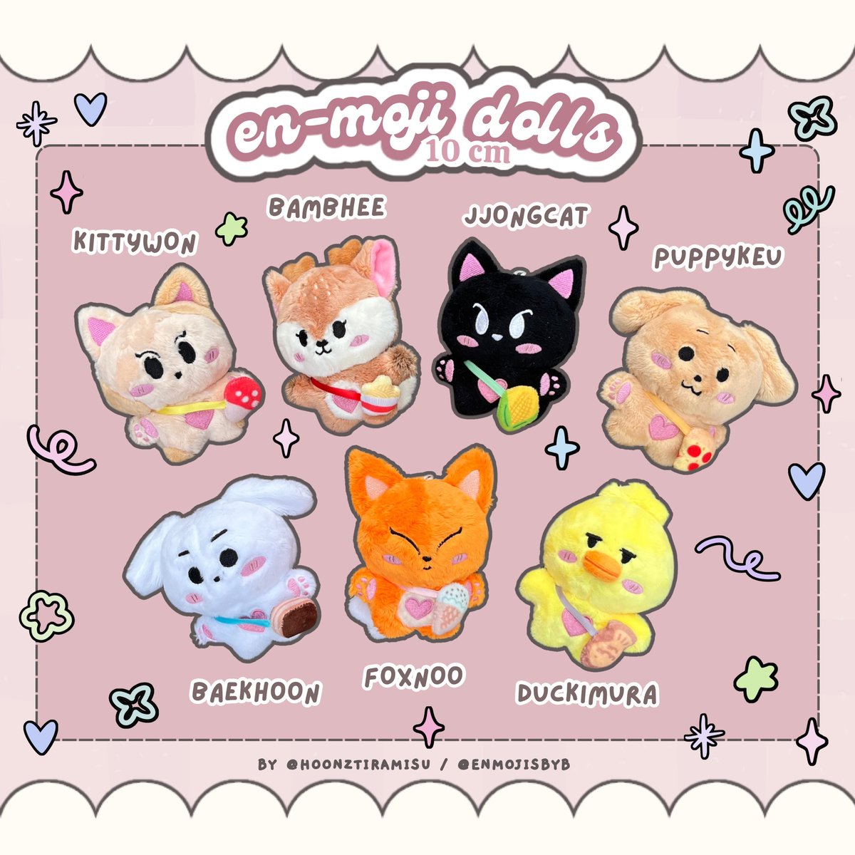 enmojisbyb's tweet photo. 10 cm EN-MOJI DOLLS 🩷
by @hoonztiramisu / @enmojisbyb 

₊˚⊹ LAST PRE-ORDER 

📣 open until extra slots are all taken!

🌐 G.O. = DM

🎀 please click the form below for more details

🛒 https://t.co/4ubhFBtKkZ

#ENHYPEN #엔하이픈 https://t.co/qHxZfIn89O