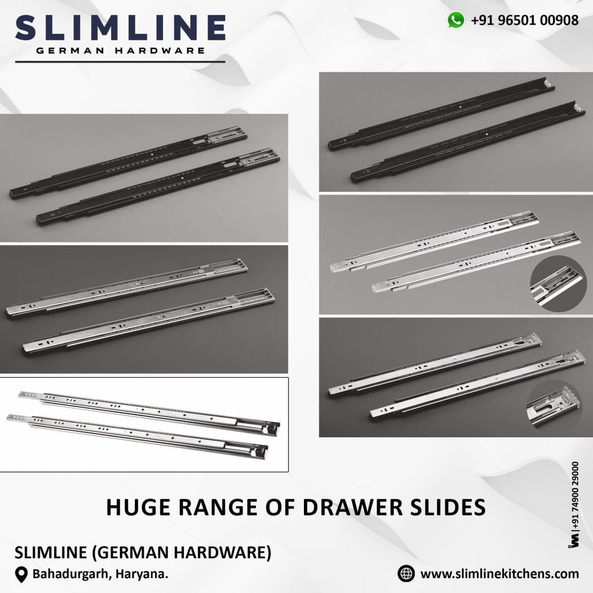 ibais_hardware's tweet image. Unbelievable Quality at Unbeatable Prices only at SLIMLINE - GERMAN HARDWARE

For enquiry via WhatsApp click: 
ibais.biz/9650100908

Customer Care:- +91 9717013736 , 9650100908
#TelescopicChannel #AutoHinges #PantryUnit #DustBin #PullOut #MagicCorner
.
@ibais_hardware
