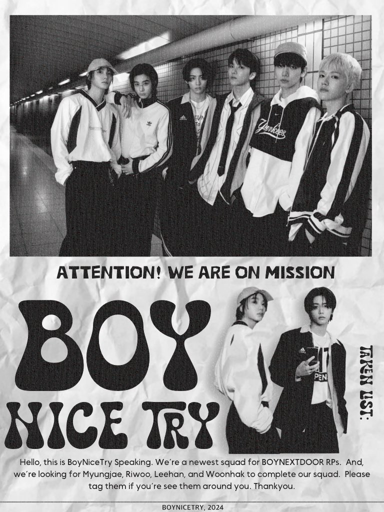 Hello, everyone! BOYNICETRY is on the lookout for BONEDO members to be part of our team. Take a look at the list in the picture below and indicate your interest in joining us by signing up in the reply section! We also looking for other SQs who want to be friends with. Thank you!