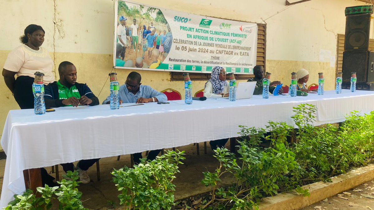 Jve_Senegal's tweet photo. Cérémonie d’ouverture officielle de l’agro-bootcamp organisé  par#ACFAO  pour la célébration de la journée mondiale de l’environnement à #Ziguinchor. @SUCO_org @AMC_corporatif 
#JVE🇸🇳 
#WorldEnvironmentDay‌ 
#GenerationRestoration 
#JME2024 https://t.co/eWGRI34Q9t