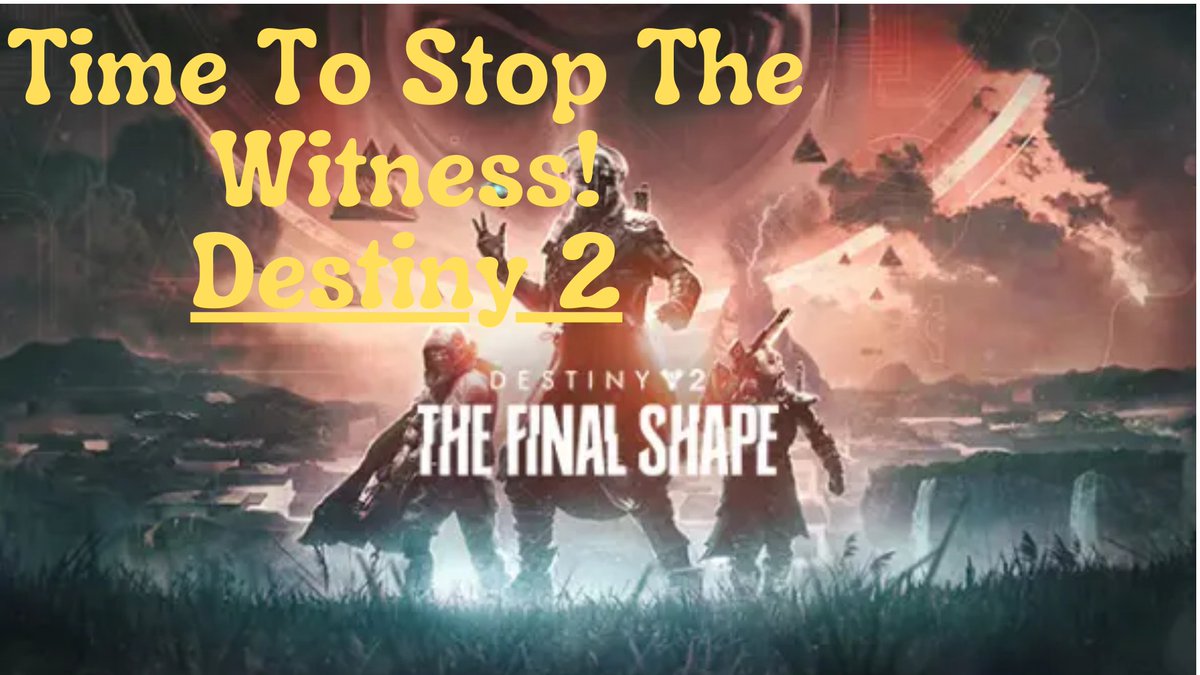 gaz6098's tweet photo. Destiny 2 Final Shape Time To Stop The Witness
https://t.co/U8tTmHm7tG
#destiny2finalshape #destiny2stream #twitchstreamer #twitchtv #gameday #gamer #gameplay #gaming #twitchgamer #twitchaffiliate #subgoal #shootergames #mmogaming #destiny2 #obs #streamer https://t.co/8YsyrPHs7Y