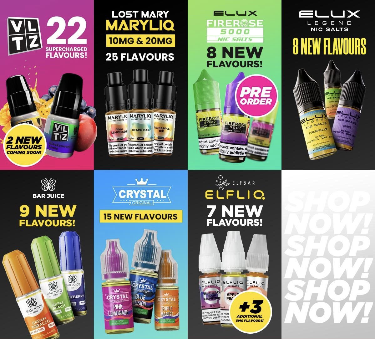 wilsonsvapes's tweet photo. OMG!!!! We’ve got all these and more starting from just £1.99 a bottle. GET them quick because when they’re gone they’re gone. ⭐️⭐️⭐️⭐️⭐️

#offers #savings #liquids #eliquids #vapes #promote #ecig #ecigs https://t.co/fWvZL9eFV9