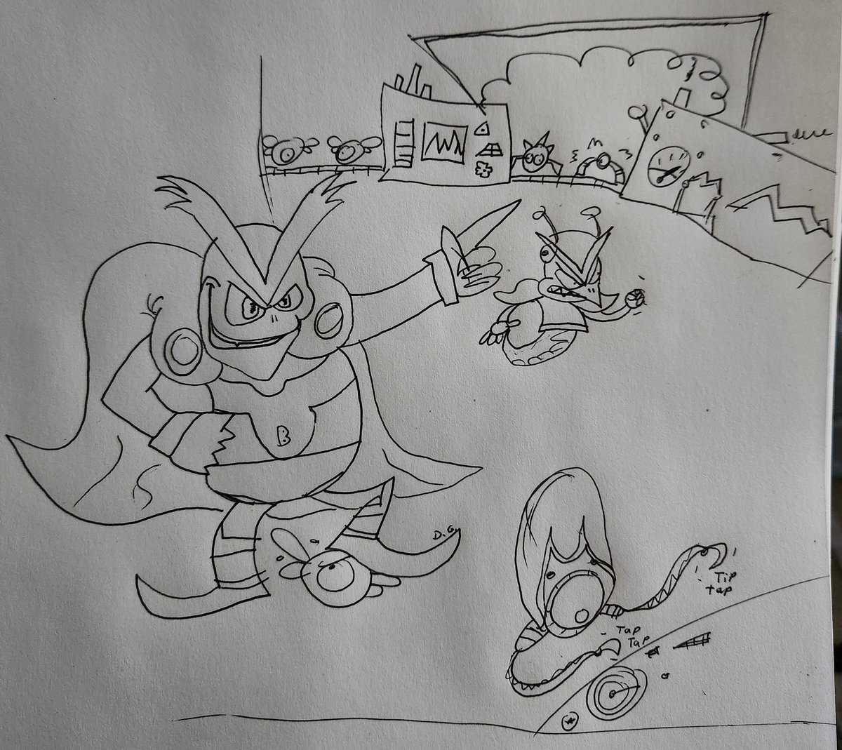 SawnukSped2Dot0's tweet photo. Lord Brevon's Mean Minion Making Machine #freedomplanet #fanart #art #drawing #drrobotnik #meanbeanmachine https://t.co/mXxnZ1h31E
