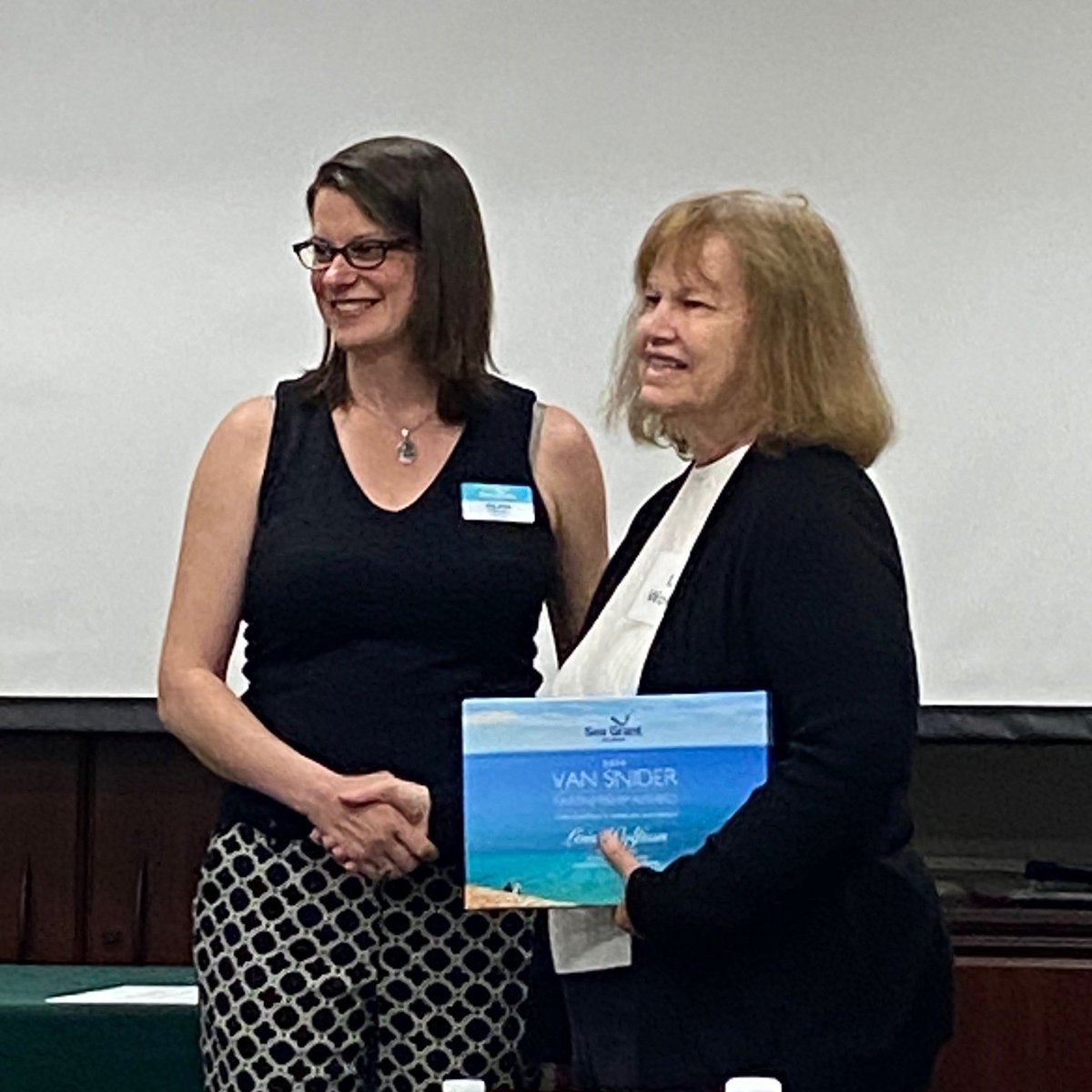 Congratulations to Emeritus Senior Specialist Lois Wolfson on receiving the Van Snider Partnership Award from Michigan Sea Grant! Read more about the award and about Lois here: michiganseagrant.org/about/van-snid…
