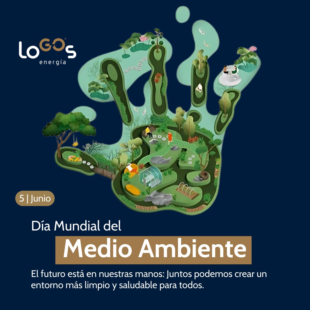 🌍🌿 ¡Feliz Día del Medio Ambiente! Hoy celebramos nuestro hermoso planeta y recordamos la importancia de cuidarlo. Cada pequeño esfuerzo cuenta: recicla, reduce, reutiliza y respeta la naturaleza. Juntos, podemos construir un futuro sostenible. #Miramosalfuturoconenergia🌱💚