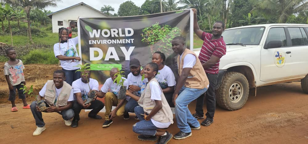 Observing the #WorldEnvironmentDay2024 , event held in Rivervess County courtesy of <a href="/Concern/">Concern Worldwide</a>  Worldwide .The future of our environment depends on our current actions. #actnowforourplanet #OurLandOurFuture <a href="/AALiberia/">ActionAid Liberia</a> <a href="/UN_Liberia/">UN Liberia</a>  @Irish