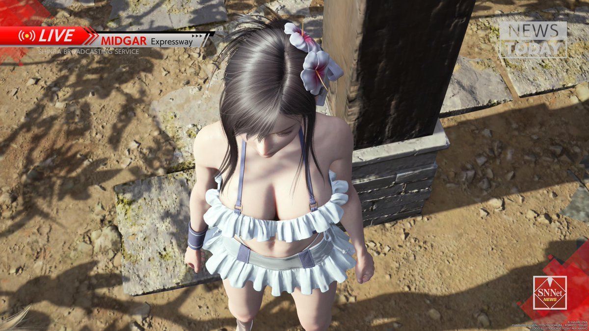 gemukami's tweet image. 頑張ってティファの水着を撮りました #FF7Rebirth #PS5