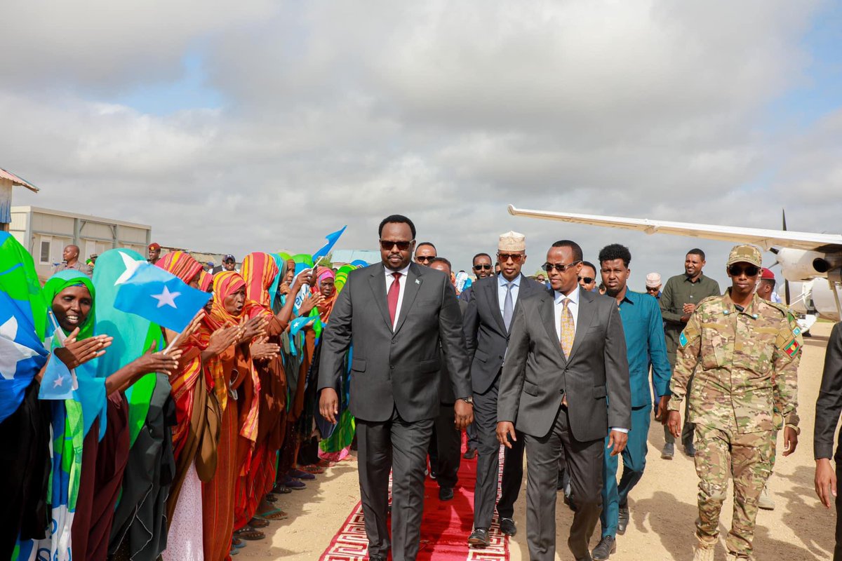 Ministry of Energy and Water Resources Somalia (@moewrso) on Twitter photo Exciting day in Jowhar! <a href="/MoEWRSo/">Ministry of Energy and Water Resources Somalia</a> minister H.E Abdullahi Bidhan <a href="/mrbidhaan/">Abdillahi Bidhan</a>, Deputy PM H.E. <a href="/SalahJama/">Salah Jama</a>, and H.E President <a href="/GudlaweHussein/">Ali Gudlawe Hussein</a> of Hirshabelle joined the launch ceremony of the historic Jowhar Off-stream Storage Program (JOSP). 1/3 Exciting day in Jowhar! <a href="/MoEWRSo/">Ministry of Energy and Water Resources Somalia</a> minister H.E Abdullahi Bidhan <a href="/mrbidhaan/">Abdillahi Bidhan</a>, Deputy PM H.E. <a href="/SalahJama/">Salah Jama</a>, and H.E President <a href="/GudlaweHussein/">Ali Gudlawe Hussein</a> of Hirshabelle joined the launch ceremony of the historic Jowhar Off-stream Storage Program (JOSP). 1/3