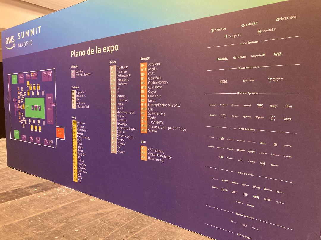 AWS España (@awscloud_es) on Twitter photo Elige a cuál de nuestros partners y patrocinadores visitarás primero, en la zona Expo del #AWSSummit Madrid 2024 👉 Elige a cuál de nuestros partners y patrocinadores visitarás primero, en la zona Expo del #AWSSummit Madrid 2024 👉