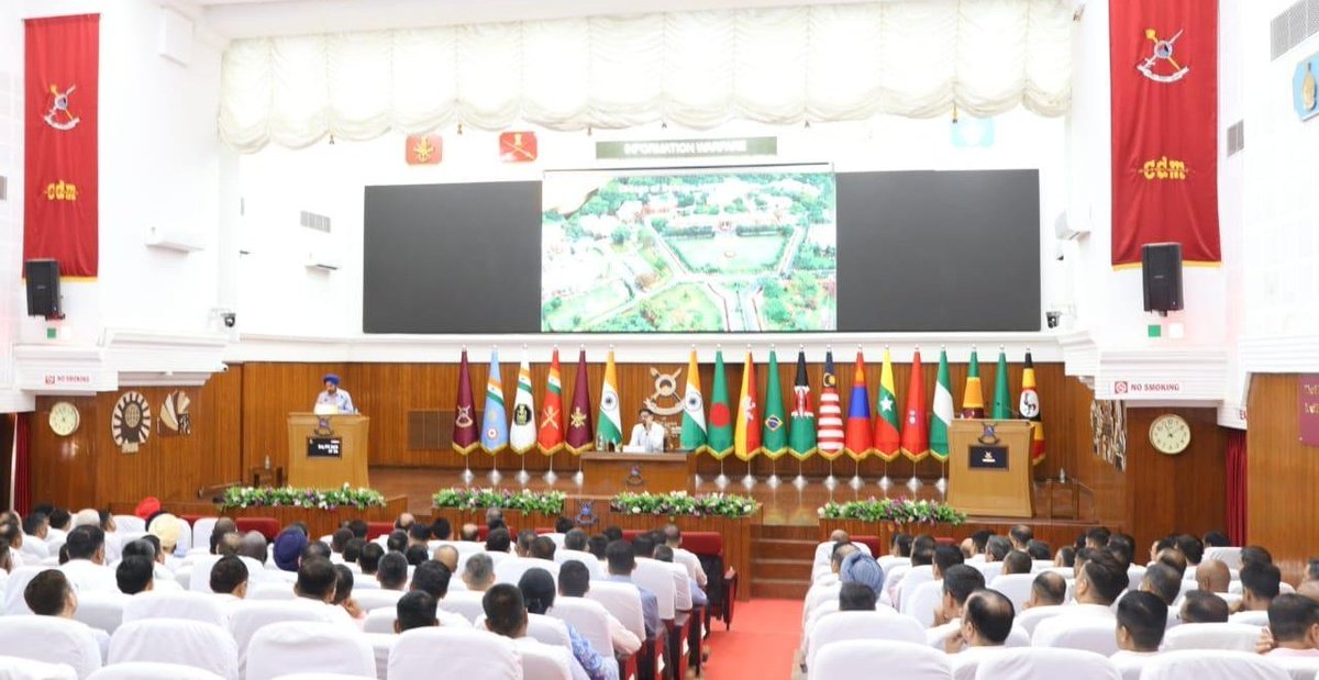 HQ_IDS_India's tweet image. Participant officers of the Higher Defence Management Course at #CDM_IDS were addressed by Mr Krishna Sastry Pendyala, Partner Ernst &amp;amp; Young on #InformationWarfare &amp;amp; #CyberDefence. 
The renowned subject matter expert highlighted the emerging threats, risk mitigation &amp;amp; recovery