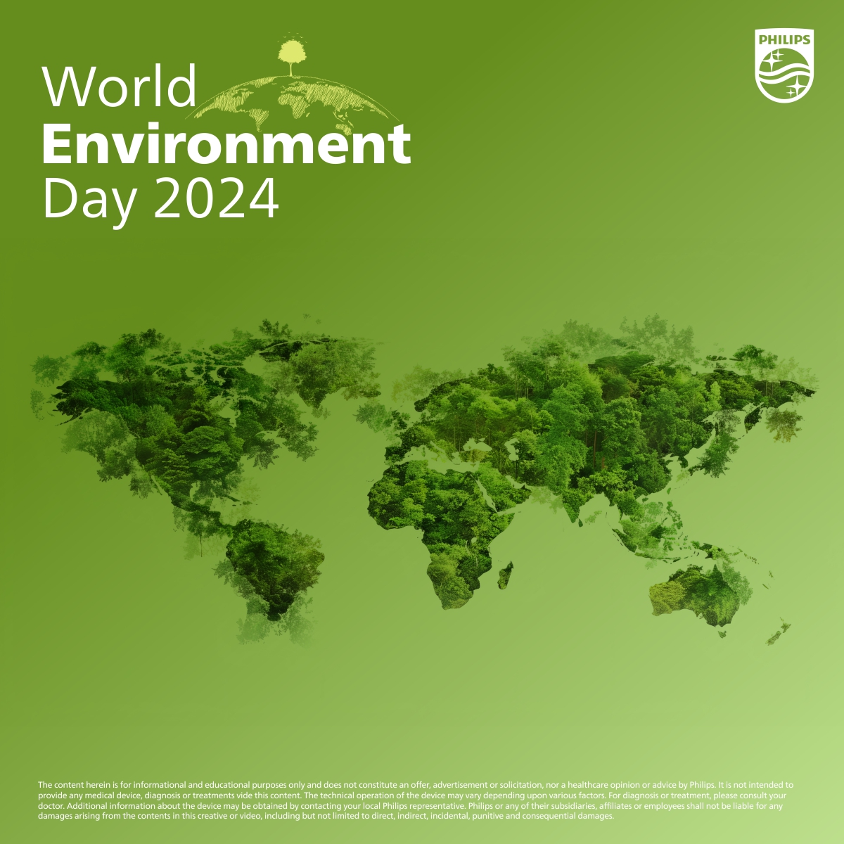 Happy #WorldEnvironmentDay!

At Philips, our commitment to sustainability drives us to minimize our ecological footprint and actively contribute to environmental conservation. 

Let's work together for a sustainable future.

#EcosystemRestoration #PhilipsSustainability