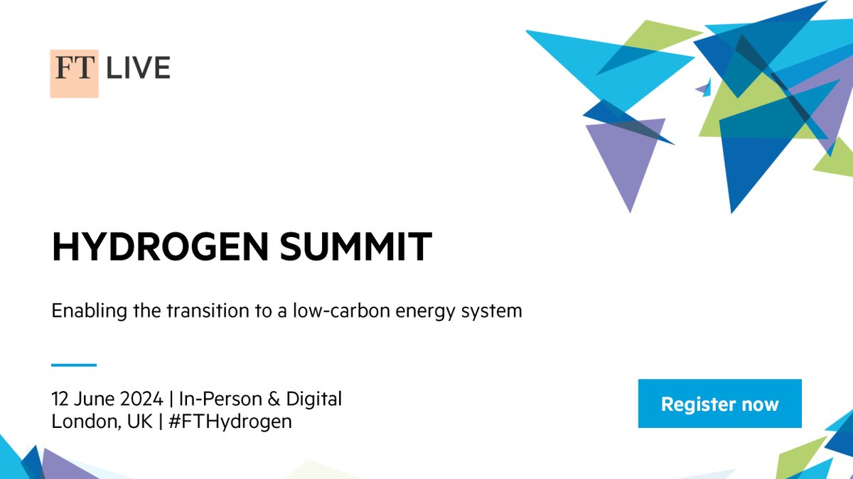 Hydrogen UK (@h2ukorg) on Twitter photo Only 1 week until Hydrogen UK is heading to the <a href="/ftlive/">Financial Times Live</a> Hydrogen Summit!
Hear from and meet some of the most respected names in the industry as they discuss hydrogen's real-world applications and scalability.
Save 20% off with code HYDROGENUK:Â bit.ly/3wkGHdQ Only 1 week until Hydrogen UK is heading to the <a href="/ftlive/">Financial Times Live</a> Hydrogen Summit!
Hear from and meet some of the most respected names in the industry as they discuss hydrogen's real-world applications and scalability.
Save 20% off with code HYDROGENUK:Â bit.ly/3wkGHdQ