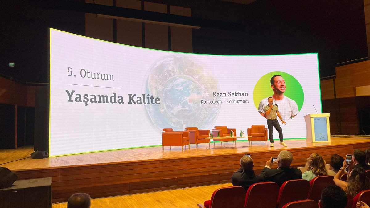 kalderizmir's tweet photo. "Yaşamda Kalite" oturumu başladı!
@KaanSekbann
#24MAS https://t.co/ikS9nmyzNF