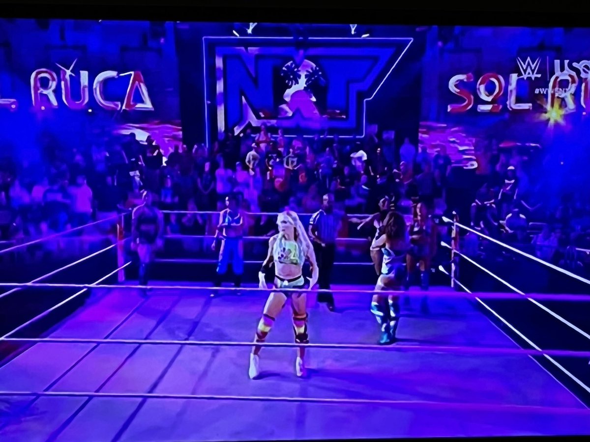 primetime0493's tweet photo. Jaida Parker, Sol Ruca, Michin, Kelani Jordan, Fallon Henley and The Meta Four Lash Legend #WWENXT #TheMetaFour #FallonHenley #JaidaParker #KelaniJordan #LashLegend #Michin #SolRuca https://t.co/1UjkdktHIc