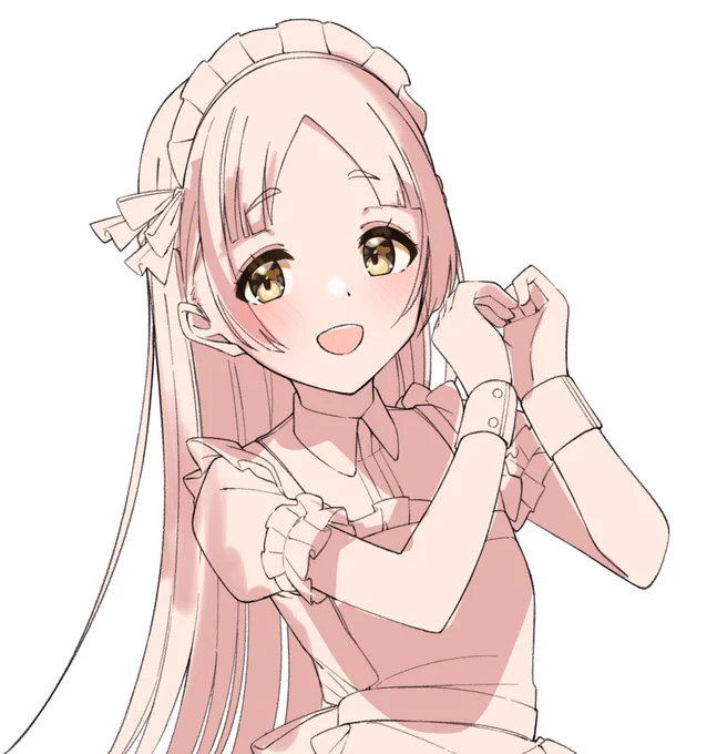 千奈ちゃん描いてる 
