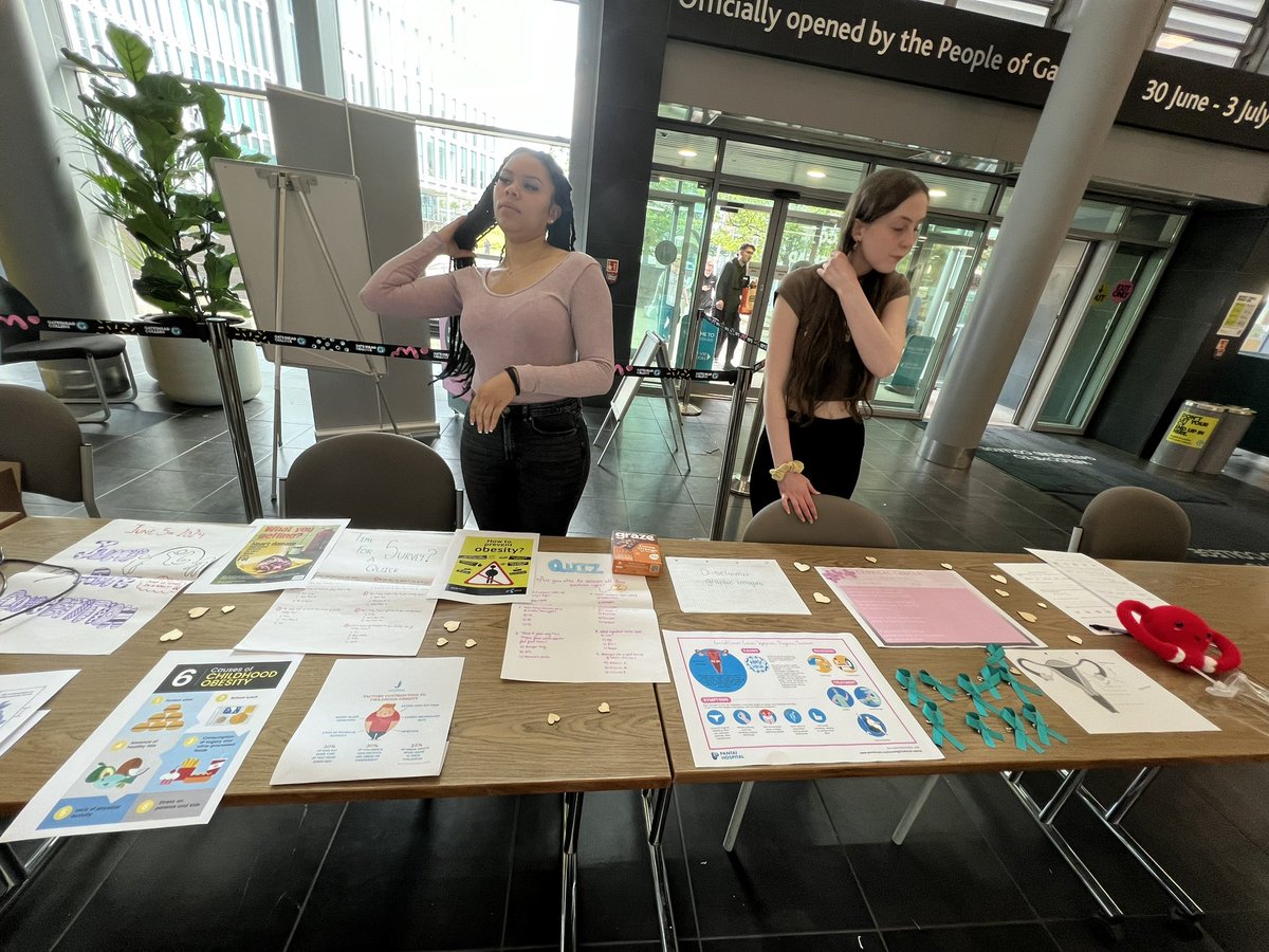 EmmaP_3's tweet photo. Our Access to Higher Education students are back in reception this afternoon with more amazing health campaigns @gatesheadcoll #health #accesstohe #campaigns #diabetes #mentalhealth  #childobesity #healthyeating #cervicalcancer https://t.co/B7faf23pyq