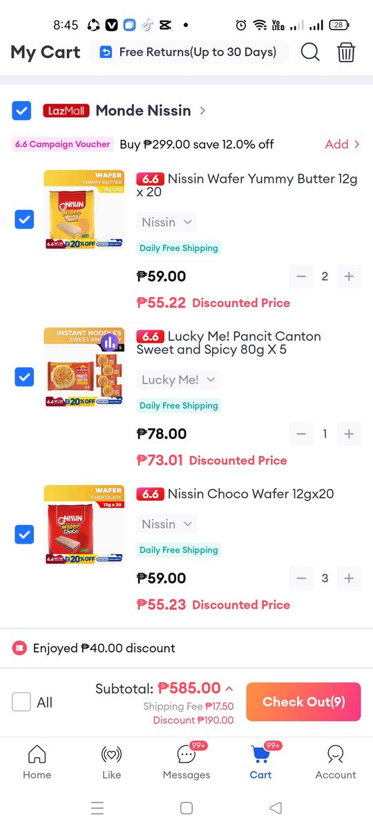 sharybarnido's tweet photo. @LazadaPH Pagkain ng mga chikiting ko na oras-oras na lang gutom.🤧😆 Maghihintay muna ako ng voucher ni Lazada baka makatipid pa 🥰
#SuliTipidSaLazada https://t.co/uzvl37x7Ox