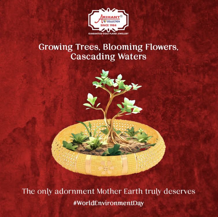 arihantonline's tweet photo. Celebrate World Environment Day with Arihant Collection’s jewellery, inspired by the harmony and beauty of nature. Let’s pledge to preserve our planet’s natural treasures!🌳✨
#WorldEnvironmentDay��� #ClimateAction  #arihantjewels #arihantcollection https://t.co/eQB9Pdc003