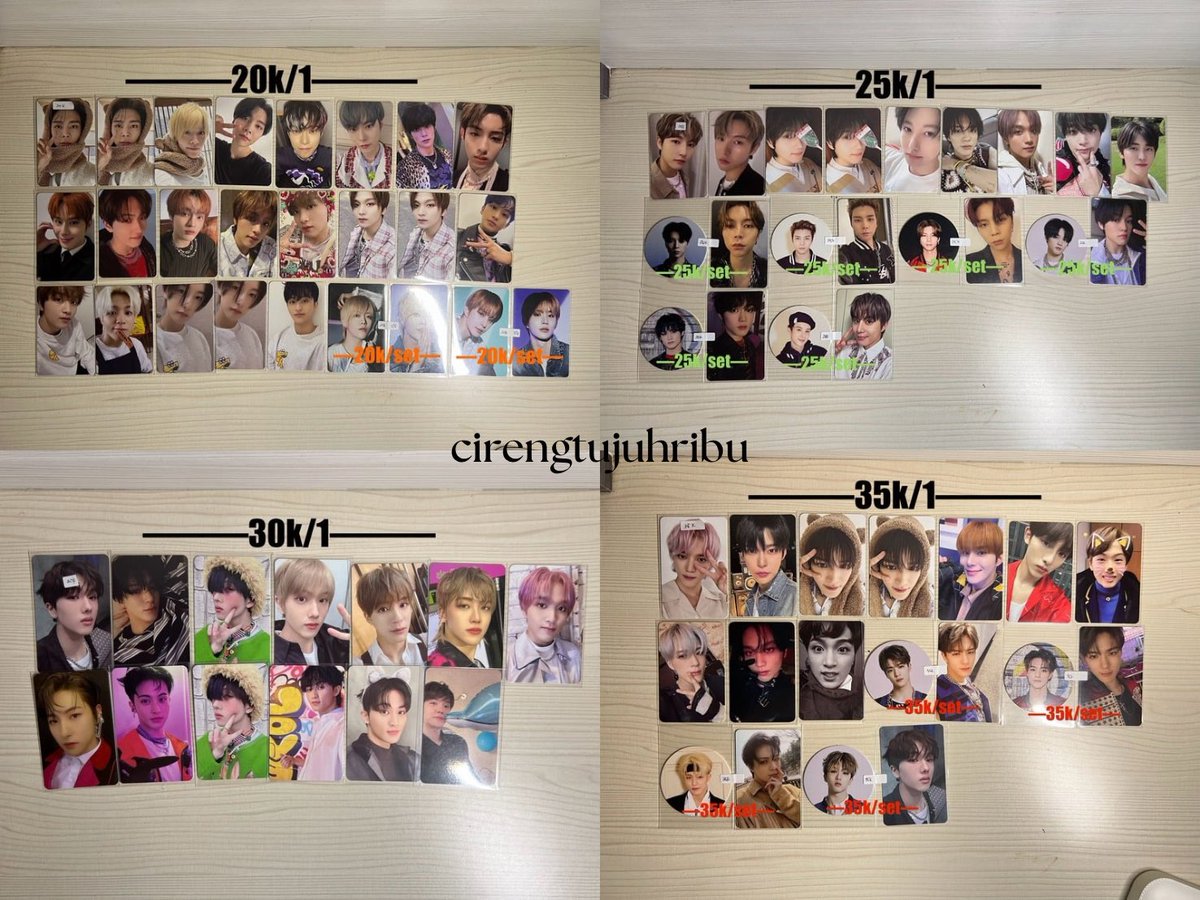 WTS aab nct (edisi stopcoll)
Help rt
-Dom 📍 bali
-Prefer take >3
-Condi by dm
-Not for sensitive buyer
-No time waster
-Price inc pack, exc adm

!Harga jangan dijadikan patokan!
Tag wts aab nct