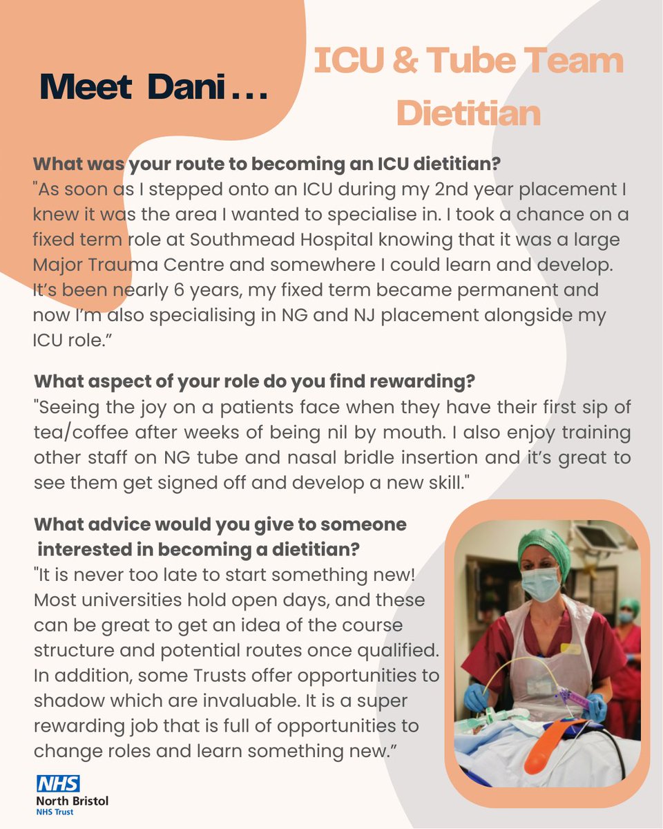 NBT Dietitians (@nbt_dietitians) on Twitter photo Continuing the Celebrations with a Q&A with one of our ICU team members <a href="/milne_dani/">Dani Milne</a> 🎉
#DW2024
<a href="/BDA_Dietitians/">British Dietetic Association</a> Continuing the Celebrations with a Q&A with one of our ICU team members <a href="/milne_dani/">Dani Milne</a> 🎉
#DW2024
<a href="/BDA_Dietitians/">British Dietetic Association</a>