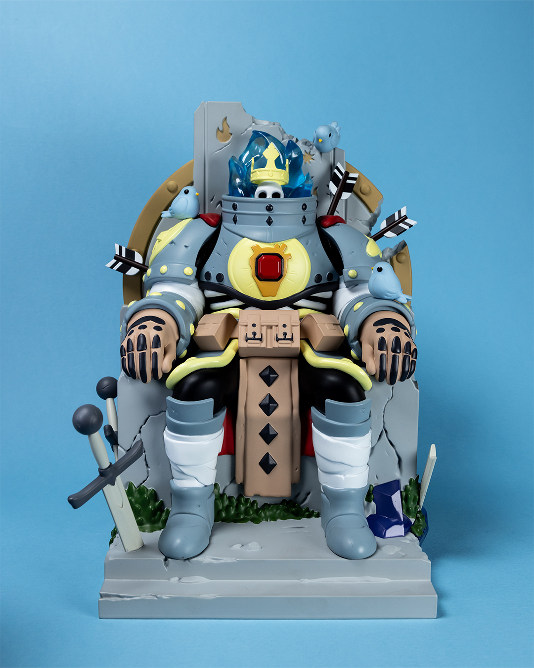 Crom BIRDKING フィギュア MIGHTY JAXX - BIRDKING - Bird King - BY CROM - Figure H25CM