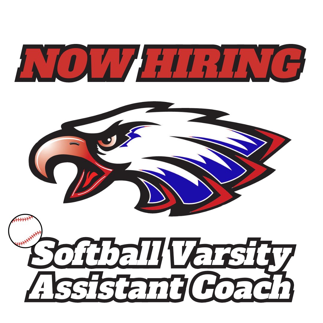 NOW HIRING ⚾ The West Craven Eagles in Vanceboro, NC are looking for a Softball Varsity Assistant Coach! If you’re ready to inspire and lead, this opportunity is for you! APPLY NOW and be a part of a winning team: bit.ly/3V5IPyJ

#NorthCarolina #NowHiring #SportsJobs