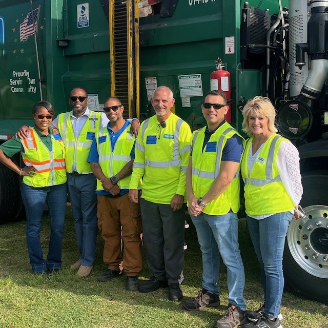 Waste_Pro_USA's tweet photo. The SE Florida Waste Pro team was thrilled to be part of the Career Day at Devon Aire K-8 School in Miami. Special shout out to our biggest fan, Adam, a future Waste Pro who proudly uses his Waste Pro backpack every day! Beep Beep Adam!
#CareerDay #FutureWastePro #ProBuddies https://t.co/5oheoTF2SR