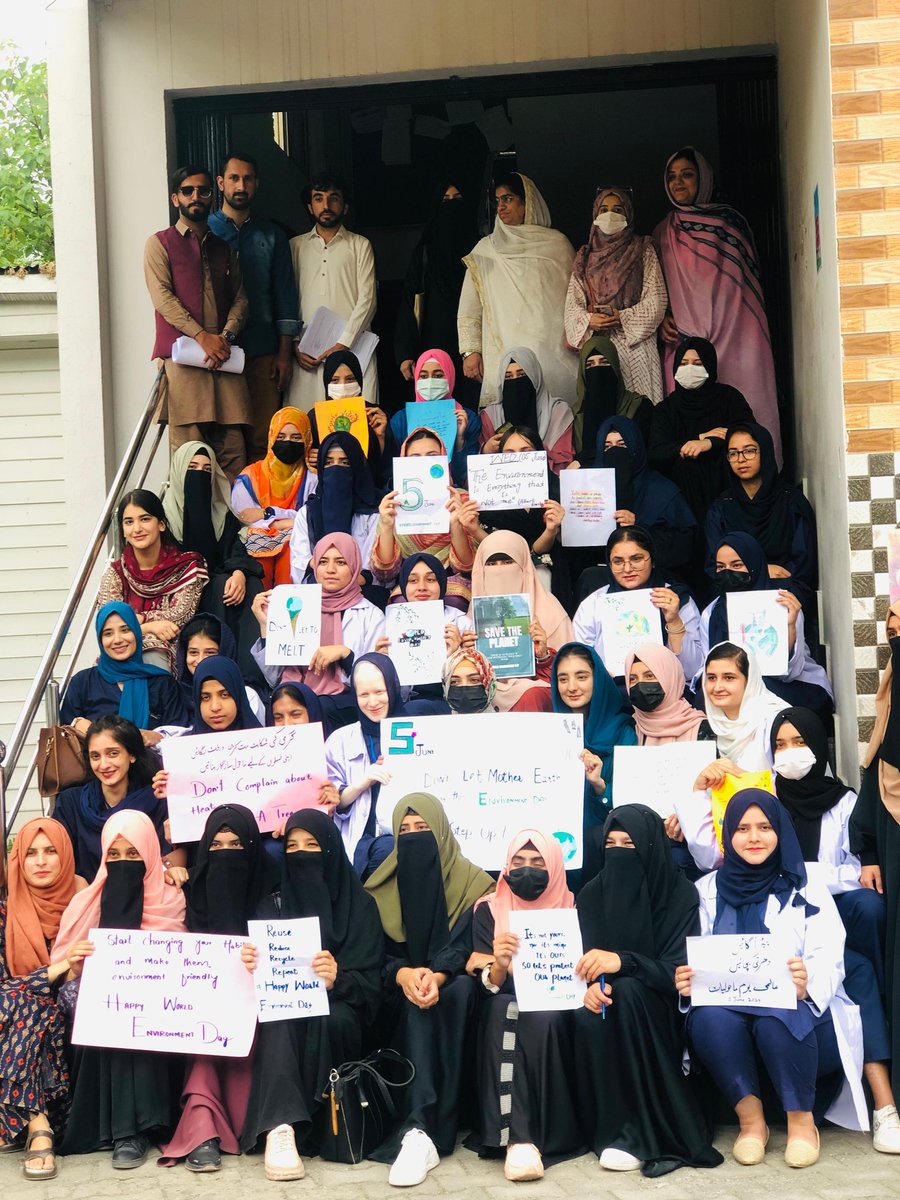 DrAbidaSherazi's tweet photo. #Physiotherapy students #UAJK lead the way in environmental awareness! They rocked the #Environmental_Awareness_Walk at City Campus, promoting sustainability & physical activity! @EnviroPhysio #Sustainability #PhysiotherapyStudents https://t.co/RbgbJCr0Z0