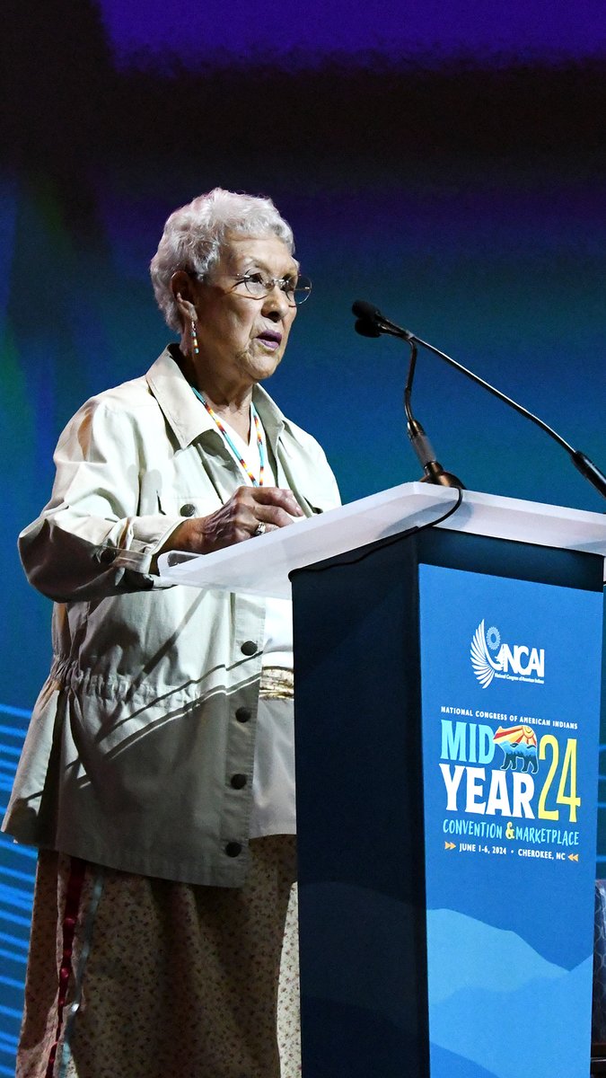 NCAI1944's tweet image. The Third General Assembly of #NCAIMY24 is underway!🌟

After an opening invocation, NCAI Recording Secretary Nickolaus Lewis called the meeting to order. @SecVilsack then took the stage to discuss @USDA’s various programs and services for Tribal Nations across #IndianCountry.