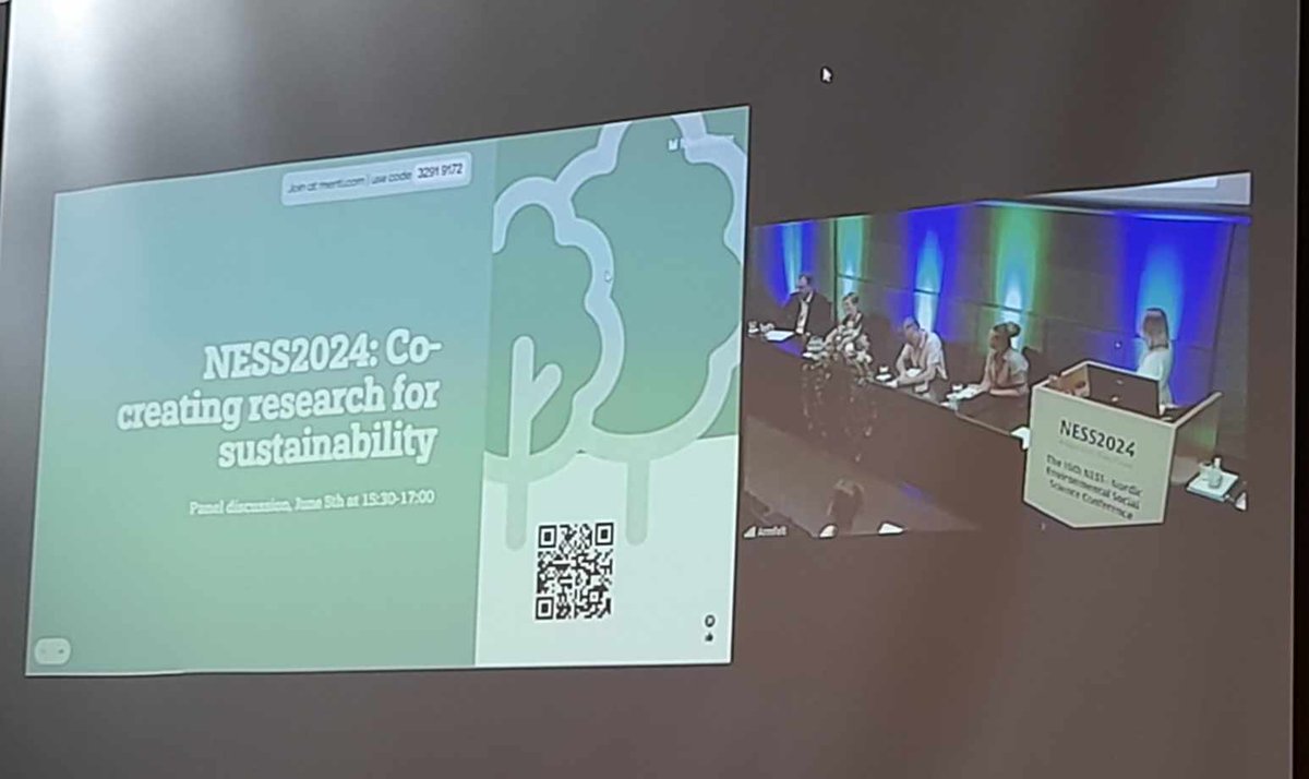 yhys_ry's tweet image. Panel discussion at #NESS2024 Conference on #co_creating research for #sustainability @AboAkademi  and @UniTurku with Mikaela Vasstrøm from
@uiagder; @MikaelKarlssson @UU_University; Taru Peltola @SYKEint, @UniEastFinland, Marko Joas @AboAkademi.