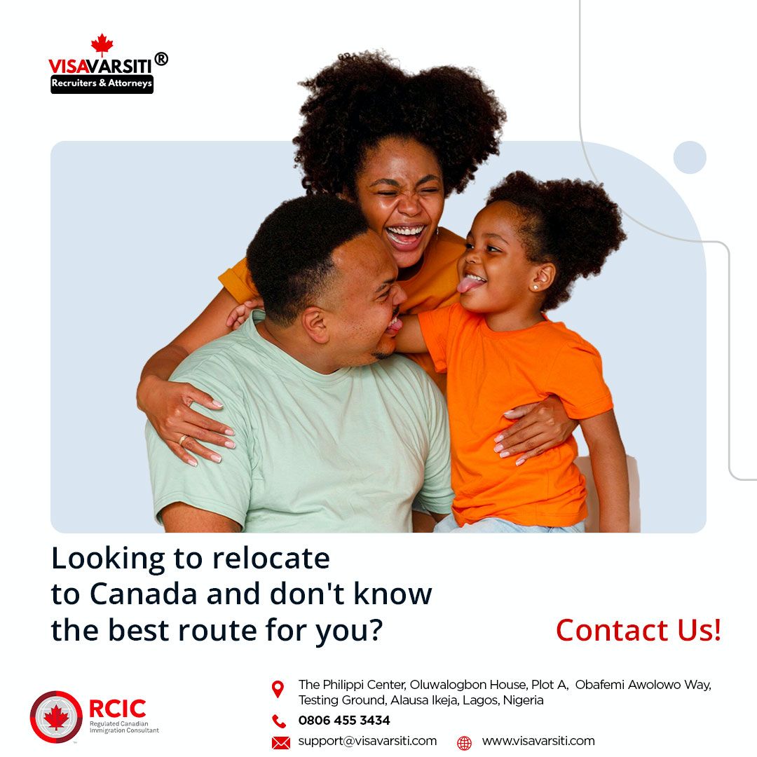 visavarsiti's tweet photo. Looking to relocate to Canada but unsure of the best route for you? 🍁  Our experienced team will guide you through the best options available to you, and help you find the perfect pathway to make Canada your new home. 

Contact us today and start your journey with confidence. https://t.co/0XbINEzwa1