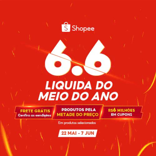 lincoln_digital's tweet photo. Confira Prepare-se para o dia 6.6 | 6.6 Liquida do Meio do Ano | R$6 Milhões em Cupons | Shopee 2024 na Shopee! https://t.co/55Q2wQSeUh #ShopeeBR https://t.co/TJefAjeuT6