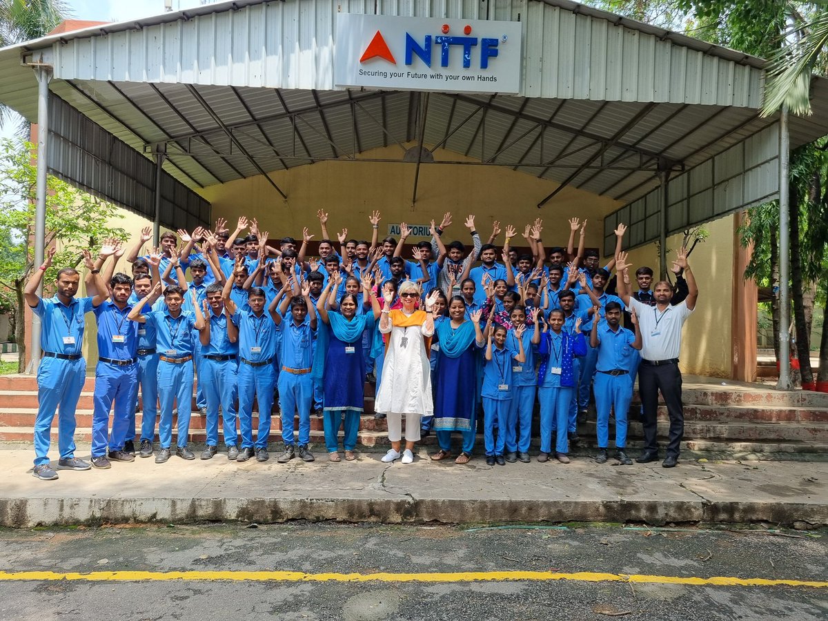 NOCNGroup's tweet photo. Maggie, one of our Ambassadors in #India for our #ESOL qualifications had the pleasure of visiting the fantastic @NTTFindia College in #Bangaluru on Monday to spend time with their #SENDstudents, many of whom learn through #signlanguage. https://t.co/j0hIarciBX