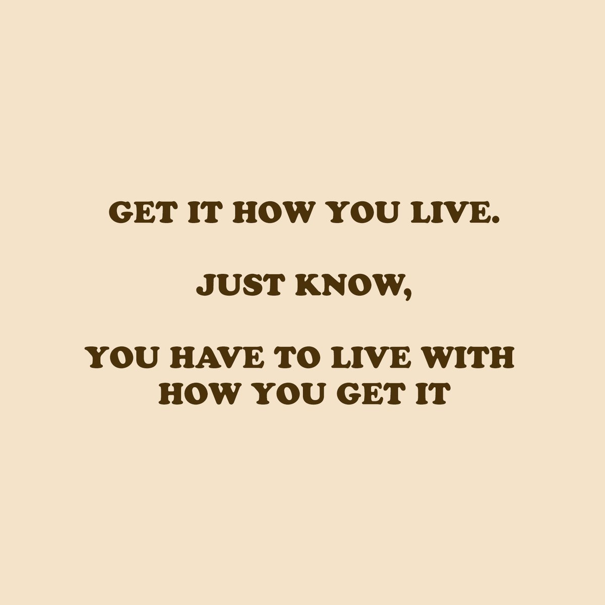 LaRussellGC's tweet photo. MESSAGE!! 💎

GET IT HOW YOU LIVE.... BUT YOU GOTTA LIVE WITH HOW YOU GET IT

"Sellin crack to the kids, I gotta get paid, well hey, that's just the way it is.." - 2pac https://t.co/iVvAixuTgG