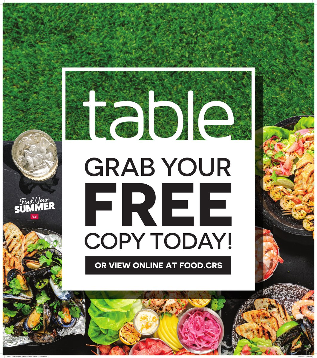 evergreen_coop's tweet image. New Table magazine out, full of great ideas for meals.  Click the link below to get started
food.crs/more/tablemaga…

#evergreencoop
#tablemagazine
#mealideas