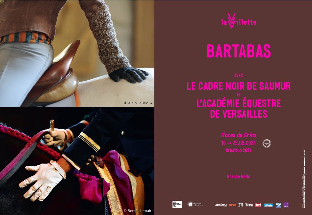 Métropole du Grand Paris (@grandparismgp) on Twitter photo 🐎 <a href="/GrandParisMGP/">Métropole du Grand Paris</a> s’associe à <a href="/LaVillette/">La Villette</a> pour présenter le spectacle « Noces de crins » créé par Bartabas mettant en scène pour la 1ère fois l’Académie Équestre de Versailles et le Cadre Noir de Saumur.
✨Découvrez le spectacle équestre dans la Grande Halle de La Villette du 🐎 <a href="/GrandParisMGP/">Métropole du Grand Paris</a> s’associe à <a href="/LaVillette/">La Villette</a> pour présenter le spectacle « Noces de crins » créé par Bartabas mettant en scène pour la 1ère fois l’Académie Équestre de Versailles et le Cadre Noir de Saumur.
✨Découvrez le spectacle équestre dans la Grande Halle de La Villette du