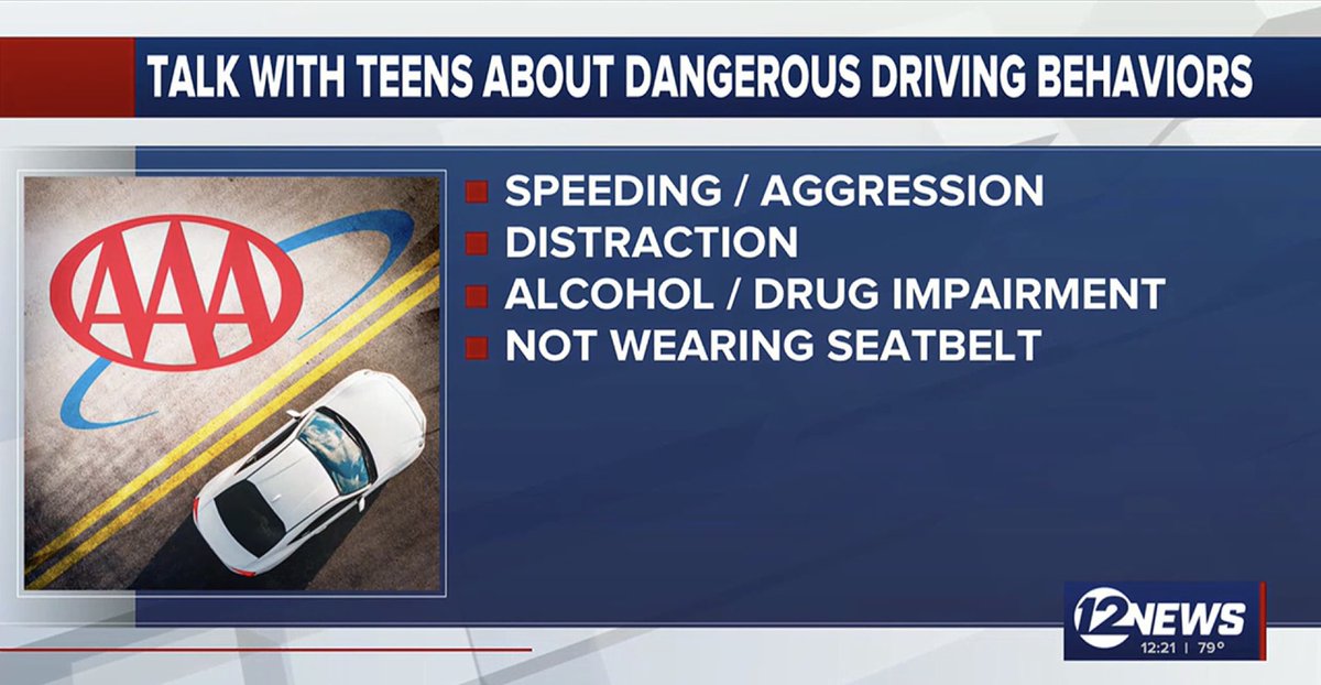 AAAKansasNews's tweet image. Thanks to @KWCH12 in Wichita for having us on Newstalk to discuss the #100DeadliestDays for #TeenDrivers and tips for parents to keep their young motorists safe. Watch:
kwch.com/video/2024/06/…

@AAAClubAlliance @aaanews @DriveSafeKansas @SAFEks @WichitaKDOT