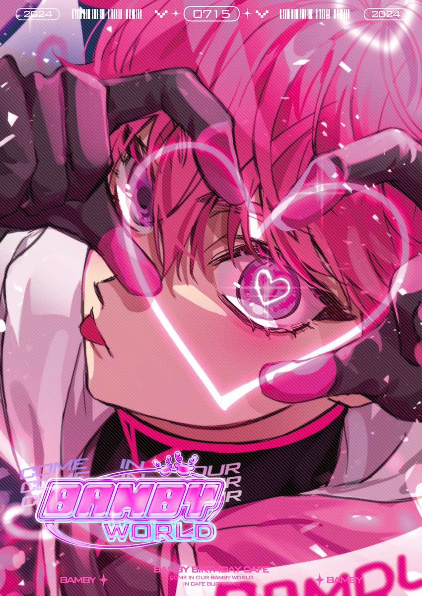 ‧˚₊*̥  ✧ 𝗰𝗼𝗺𝗲 𝗶𝗻 𝗼𝘂𝗿 𝗕𝗮𝗺𝗯𝘆 𝘄𝗼𝗿𝗹𝗱 ✧ *̥ ₊˚‧

🎮지하 1층 카엘룸_ᴄʏʙᴇʀᴘᴜɴᴋ🕹
  └➤럭키드로우 특전- 포토카드, A4 포스터

💞𝑖𝑙𝑙𝑢𝑠𝑡𝑟𝑎𝑡𝑜𝑟 : 옴님 @ __ommm_3

#환상의_나라_밤비월드로
#Come_in_our_Bamby_world