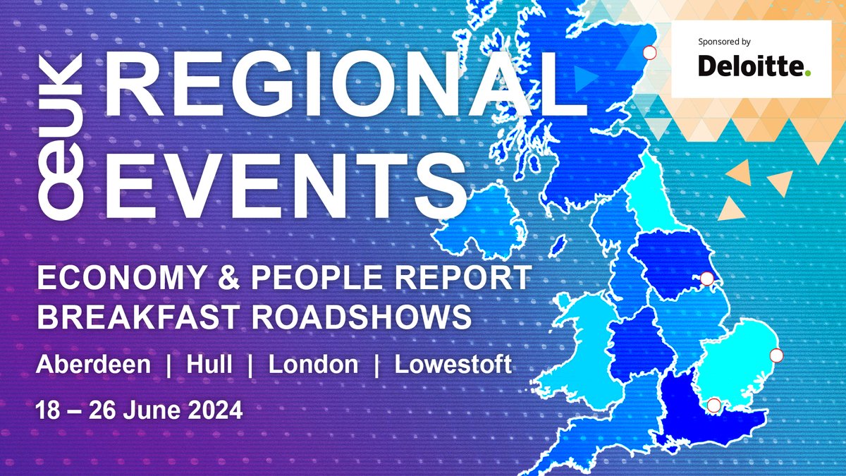 OEUK Economy &amp; People Report  |  June 2024

With the UK general election approaching, join OEUK across the UK as we launch a new report providing insight into the offshore energy sector's economic and employment contribution.

Find out more: ow.ly/mThM50S9nmv

#EcoAndPeople