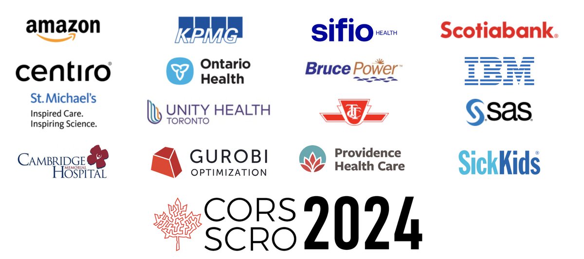 It's CORS+Industry Day! Looking forward to all the talks, demos, and networking with our amazing industry partners at #CORS2024 
site.pheedloop.com/event/cors2024…