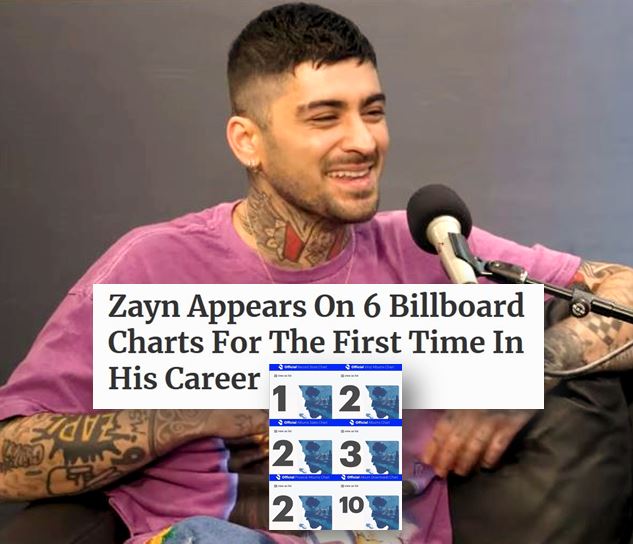 Zayn appears on 6 BILLBOARD CHARTS for the FIRST TIME EVER in his career with his new album #RoomUnderTheStairs !! 

HUGE CONGRATULATIONS <a href="/zaynmalik/">zayn</a> 🥳👏
