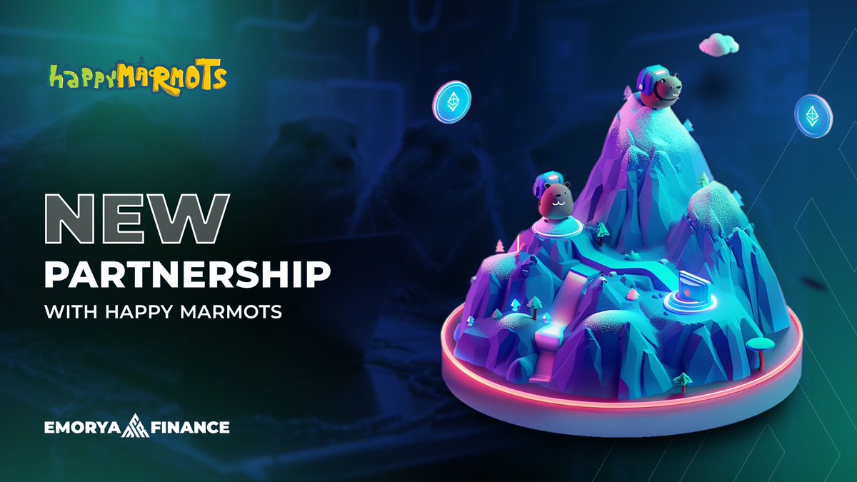 EmoryaFinance's tweet image. 🤝We are excited to officially announce our partnership with Happy Marmots.

📲An NFT collection that opens doors to an ecosystem rewarding people for their outdoor activities.
🧗‍♀️This web3 project encourages outdoor activities like hiking and more.

💰Soon, Happy Marmots NFT…