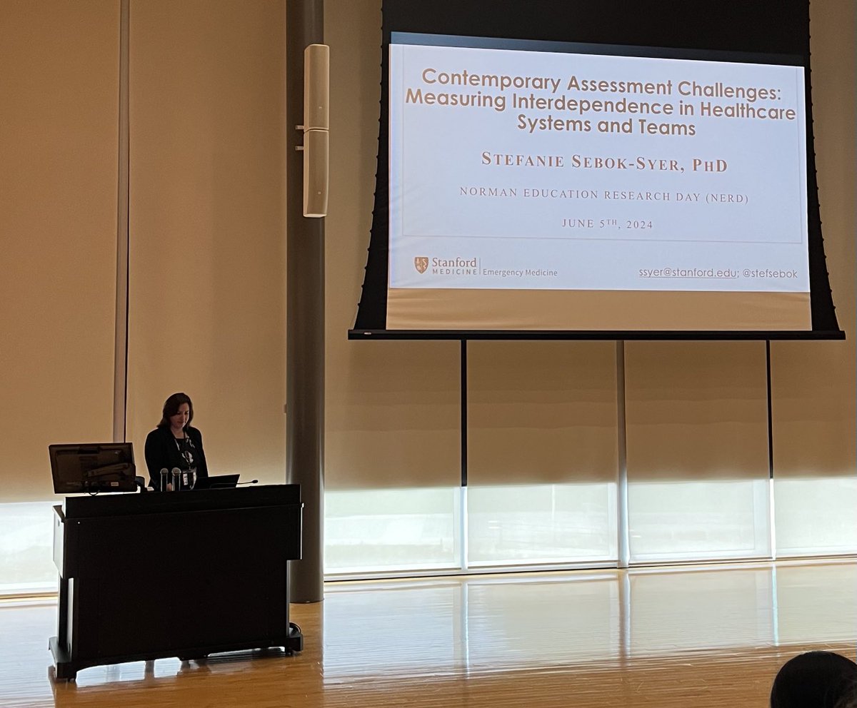 Meredith Young (@meredithyoung1) on Twitter photo Excited to learn from <a href="/StefSebok/">Dr. Stefanie Sebok-Syer</a> at <a href="/MERIT_McMaster/">McMaster Education Research, Innovation & Theory</a> NERD (Norman Education Research Day) day. Excited to learn from <a href="/StefSebok/">Dr. Stefanie Sebok-Syer</a> at <a href="/MERIT_McMaster/">McMaster Education Research, Innovation & Theory</a> NERD (Norman Education Research Day) day.
