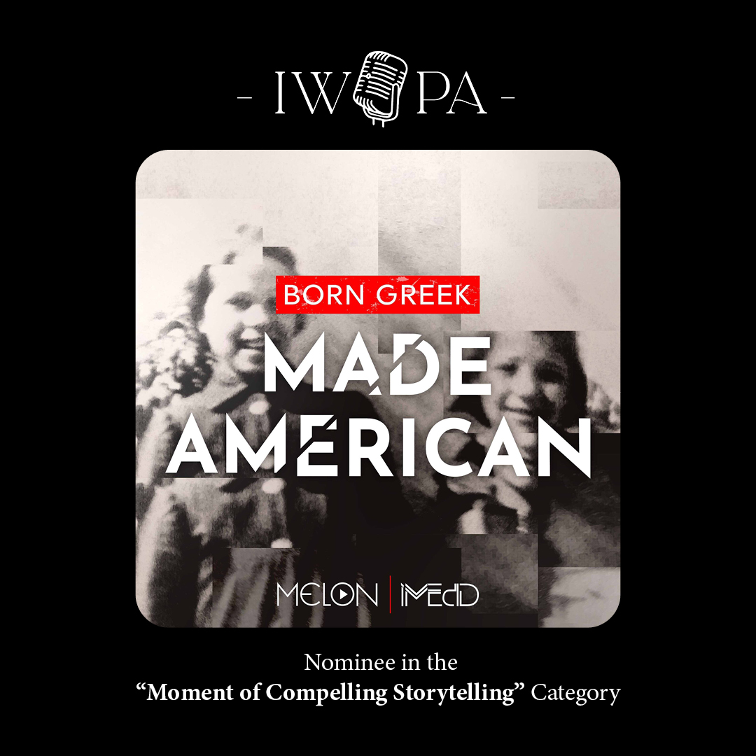 iMEdD-incubator for media education & development (@imedd_org) on Twitter photo 📢We're thrilled to share that our podcast "Born Greek. Made American.", a co-production of iMEdD and <a href="/melonmedia_gr/">Melon Media</a>, has been nominated in the <a href="/IWPodcastAwards/">International Women’s Podcast Awards</a> in the "Moment of Compelling Storytelling" Category! Kudos to <a href="/k_bakogianni/">Katerina Bakogianni</a> for this remarkable recognition!
Listen⤵️ 📢We're thrilled to share that our podcast "Born Greek. Made American.", a co-production of iMEdD and <a href="/melonmedia_gr/">Melon Media</a>, has been nominated in the <a href="/IWPodcastAwards/">International Women’s Podcast Awards</a> in the "Moment of Compelling Storytelling" Category! Kudos to <a href="/k_bakogianni/">Katerina Bakogianni</a> for this remarkable recognition!
Listen⤵️