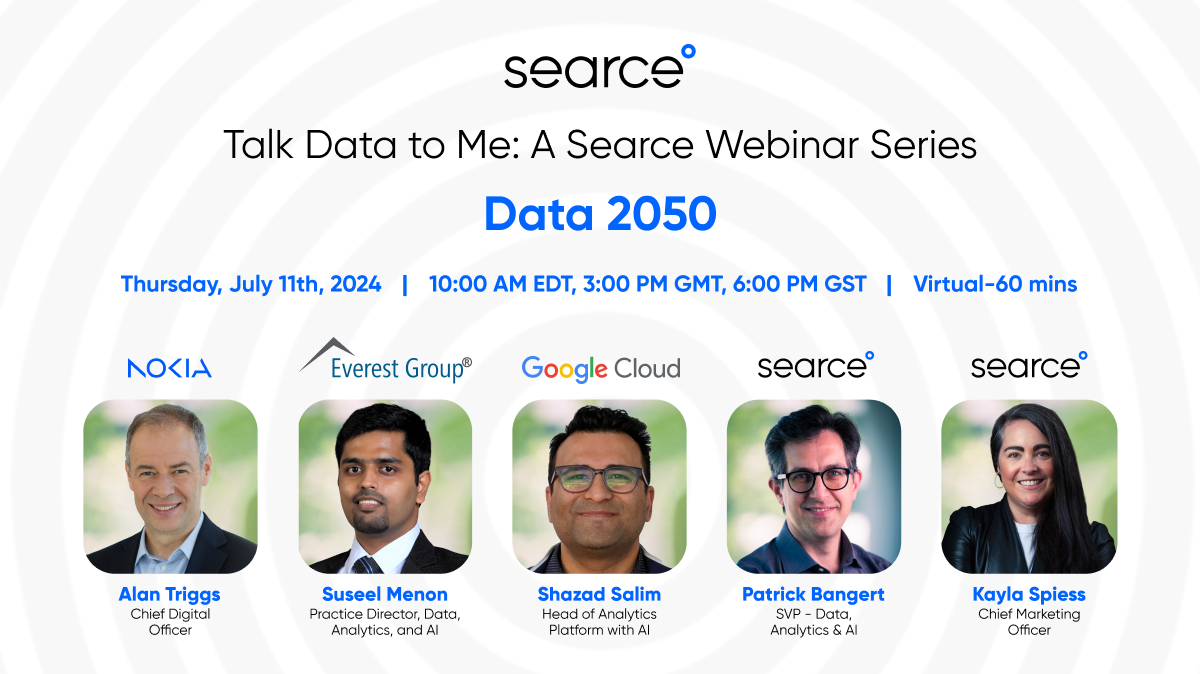Searce Inc (@searce) on Twitter photo We’re bringing the second edition of our much loved #TalkDataToMe series back for the next installment! Join us on July 11th and hear from industry leaders at <a href="/nokia/">Nokia</a>, <a href="/EverestGroup/">Everest Group</a>, & <a href="/googlecloud/">Google Cloud</a>. Register now: lp.searce.com/talk-data-to-m… We’re bringing the second edition of our much loved #TalkDataToMe series back for the next installment! Join us on July 11th and hear from industry leaders at <a href="/nokia/">Nokia</a>, <a href="/EverestGroup/">Everest Group</a>, & <a href="/googlecloud/">Google Cloud</a>. Register now: lp.searce.com/talk-data-to-m…