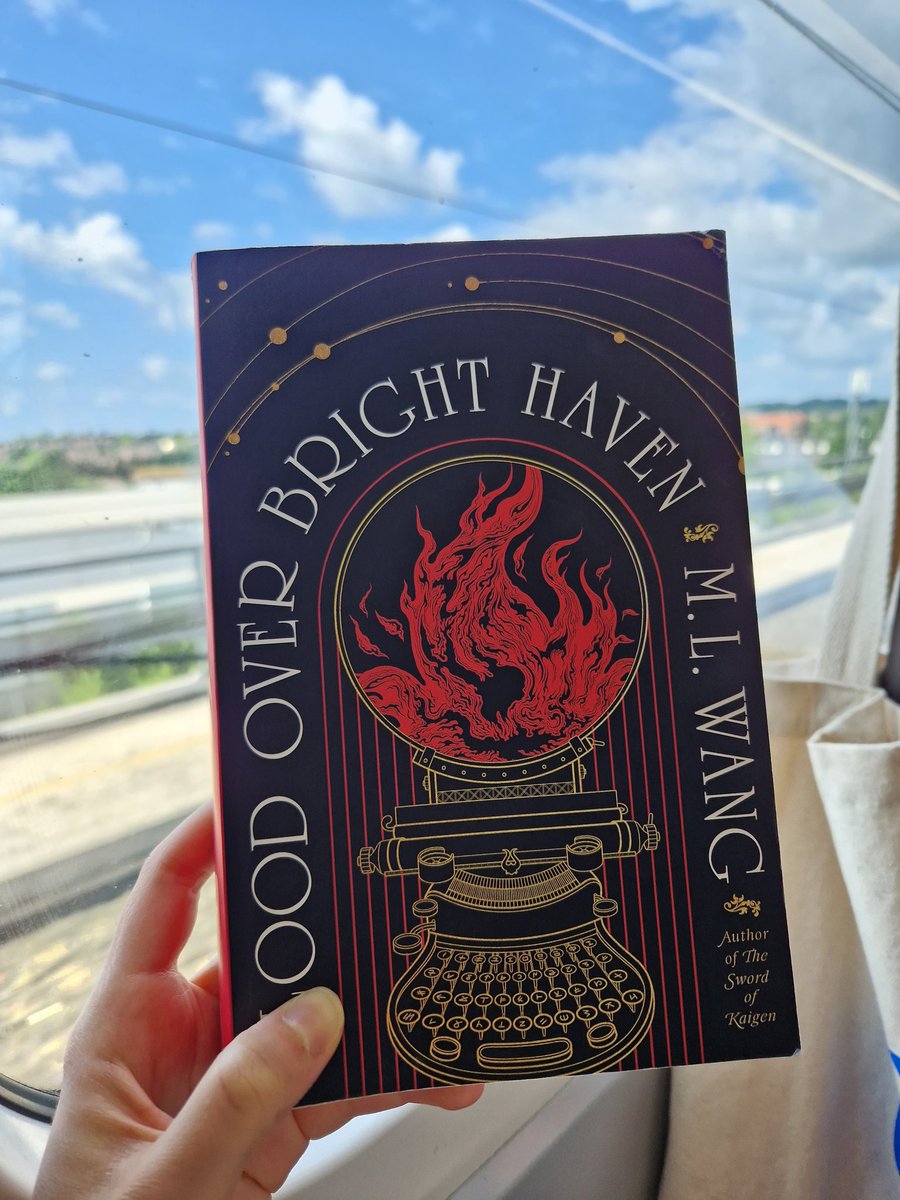 Lucy Jakes 🌸 (@loofyjakes) on Twitter photo Blood Over Bright Haven by <a href="/M_L_Wang/">M.L. Wang is not here</a> has had me in a vice-like grip for over a week, and now I'm trying not to cry on my commute having just finished it. I am BEREFT. Please please please everyone read this when it's out in Oct - it's THE BEST academic fantasy and I'm OBSESSED Blood Over Bright Haven by <a href="/M_L_Wang/">M.L. Wang is not here</a> has had me in a vice-like grip for over a week, and now I'm trying not to cry on my commute having just finished it. I am BEREFT. Please please please everyone read this when it's out in Oct - it's THE BEST academic fantasy and I'm OBSESSED