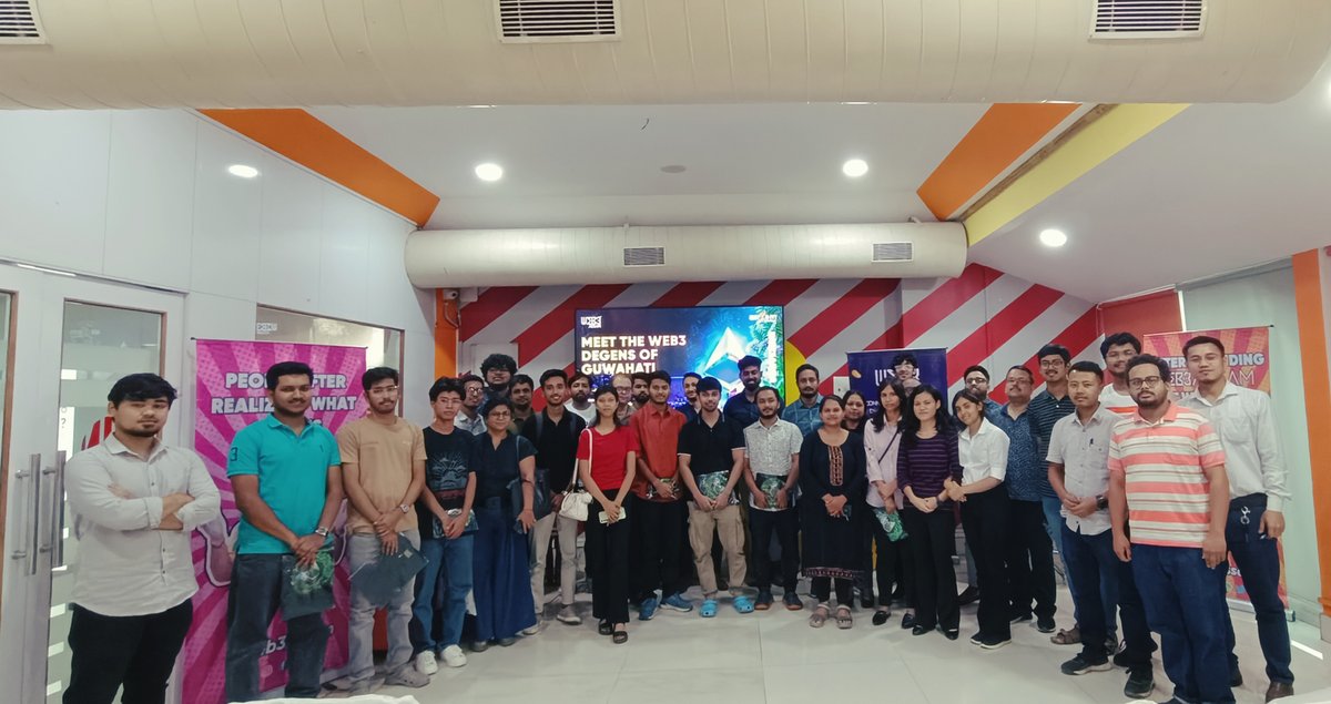 Web3Assam's tweet photo. We're still buzzing from the energy at #Web3Adda #6 hosted at @startup_assam ๐
A big thank you to everyone who contributed, participated, and made our community-driven initiative a triumph. ๐๐
Together, we're driving #web3community forward in #Assam! ๐ช https://t.co/vDjTNS09JF