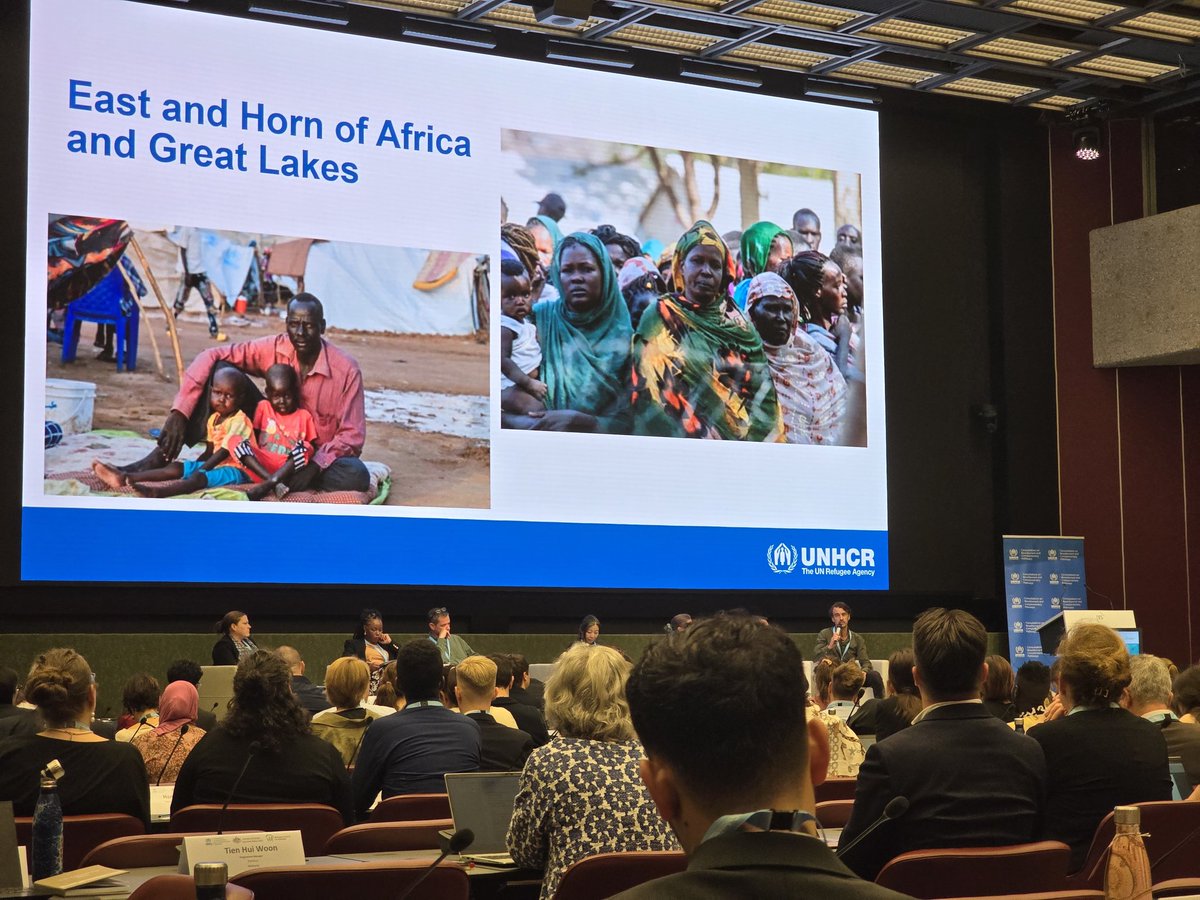 GaidaDirar's tweet photo. #CRCP2024 
#UNHCR update on the situation of  East and horn of Africa and Great lakes and the growing crisis in #Sudan and the suffering of #sudanese refugees in the area
#Sudan_crisis #Egypt #Ethiopia #Chad #Libya #southsudan https://t.co/B5z1a0kh3x